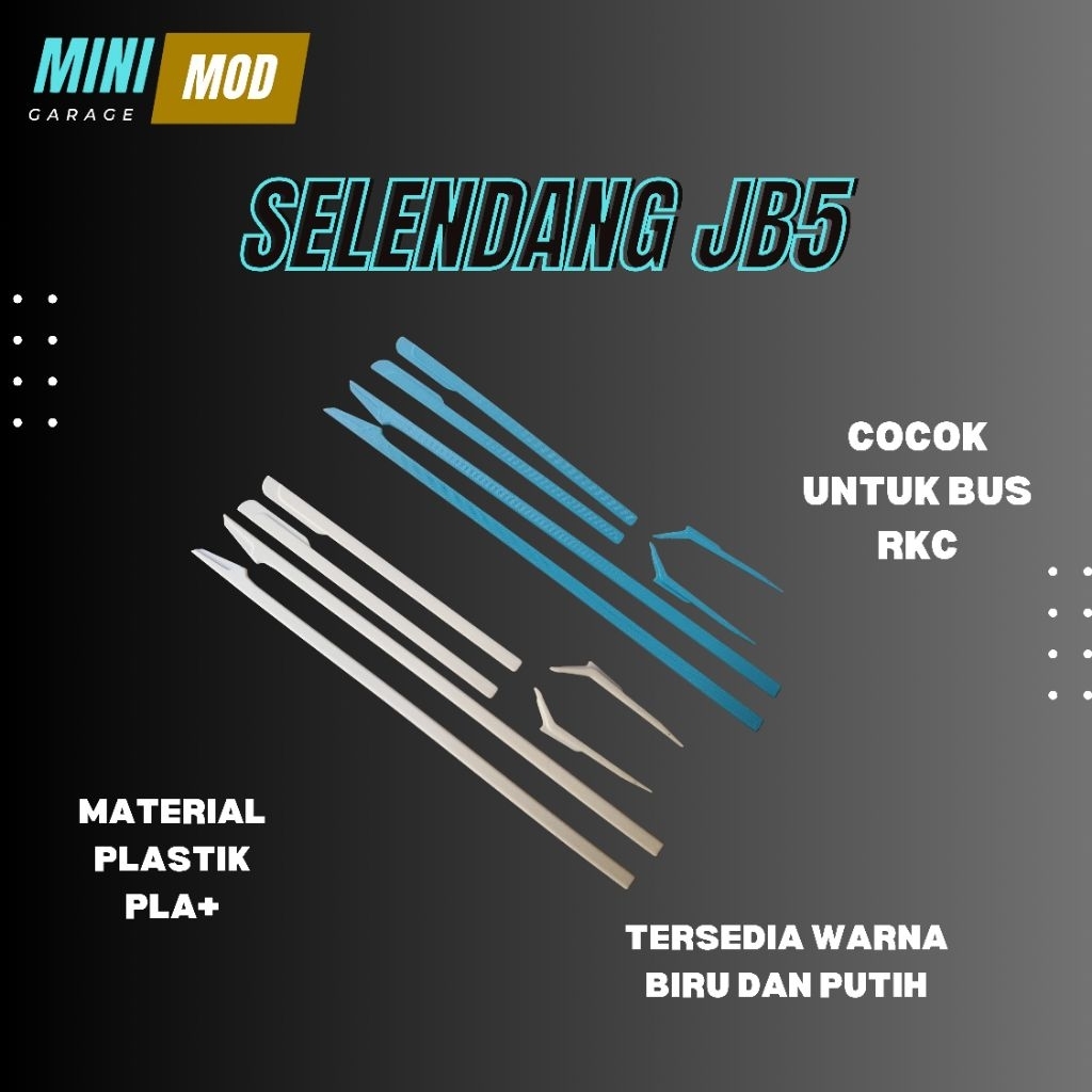 SELENDANG JB5 MINIATUR BUS / AKSESORIS MINIATUR BUS RKC