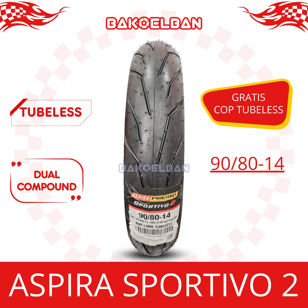 BAN MOTOR ASPIRA PREMIO SPORTIVO 2 90/80-14