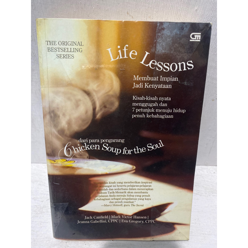 Buku Original LIFE LESSONS MEMBUAT IMPIAN JADI KENYATAAN - JACK CANFIELD/MARK VICTOR HANSEN