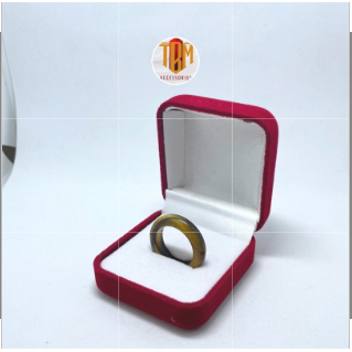 [Tiger Eye Coklat] Cincin Tiger Eye Batu Natural Alam Rings