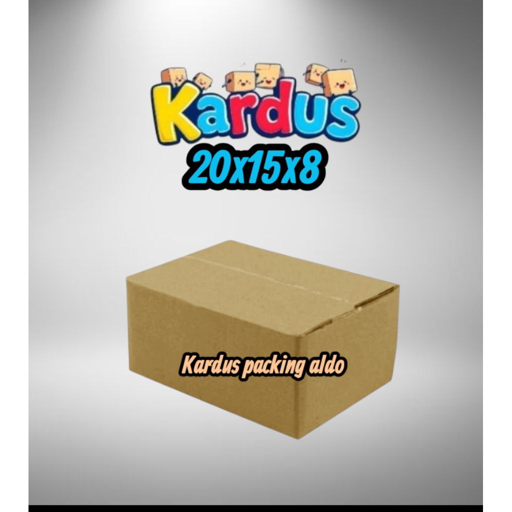 

kardus box packing 20x15x8