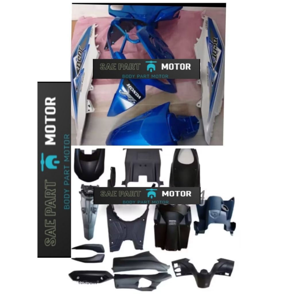 Full Set Halus Full Set Kasar Honda Beat Fi Putih Biru 2013
