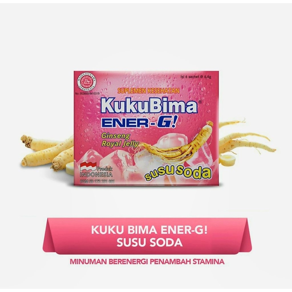 

Minuman KukuBima Ener-G Rasa Susu Soda Sidomuncul