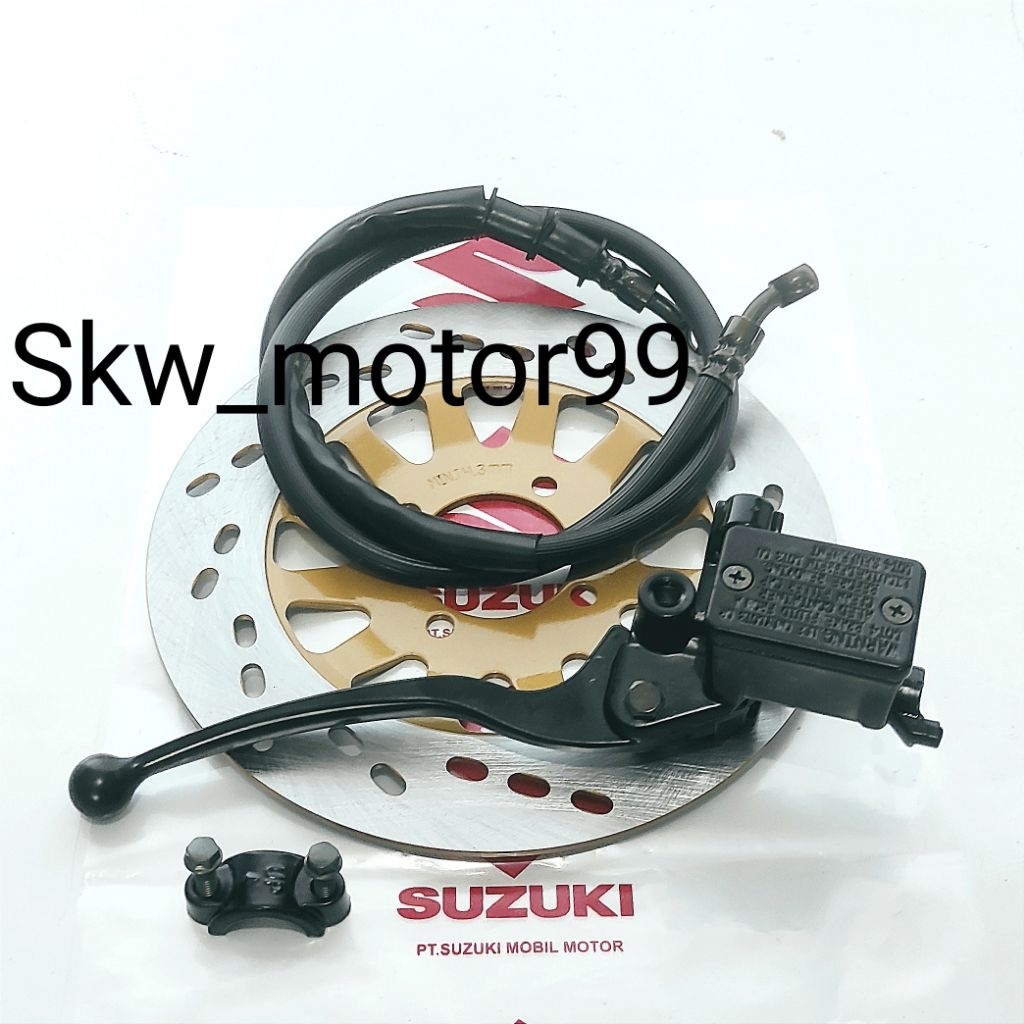 Piringan+Master Rem+Selang Rem Depan Suzuki Satria 2Tak,Tornado