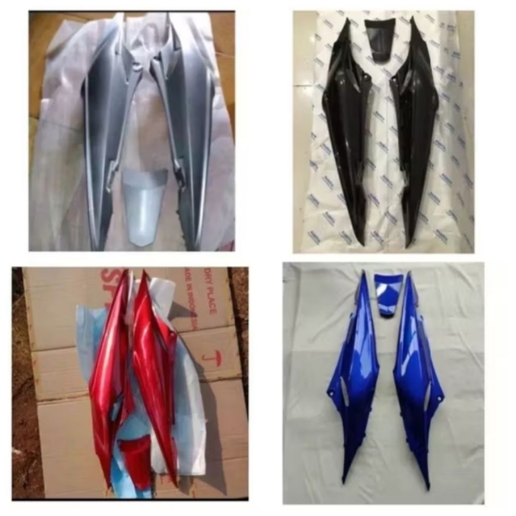 cover body belakang Honda Revo 110 lama bodi belakang Honda Revo 110 lancip warna merah kuning biru 