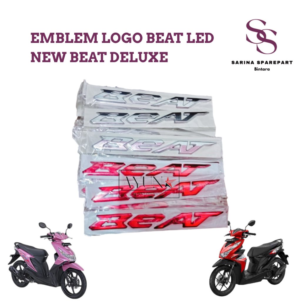 Emblem Honda beat led new beat deluxe 2020 emblem logo beat deluxe