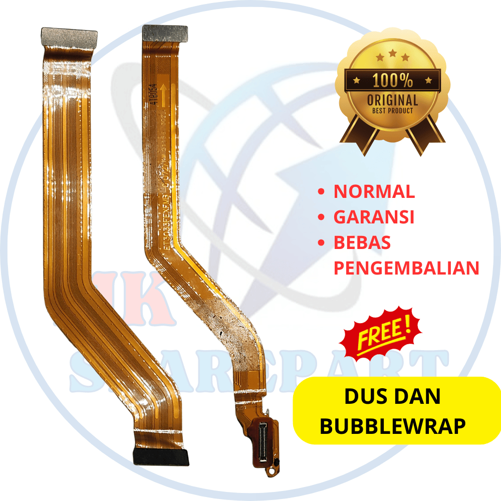 Flexible board dan LCD hp Vivo V21 - asli ori copotan cabutan bawaan