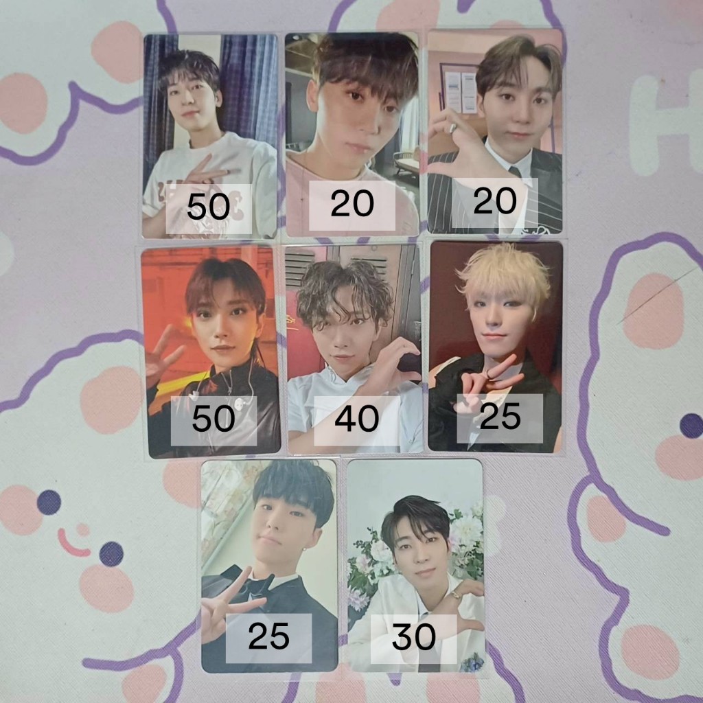 SEVENTEEN FML FALLEN MISFIT LOST FADED MONO LIFE KMSTATION TARGET WEVERSE FANSIGN CARAT PC JOSHUA HO