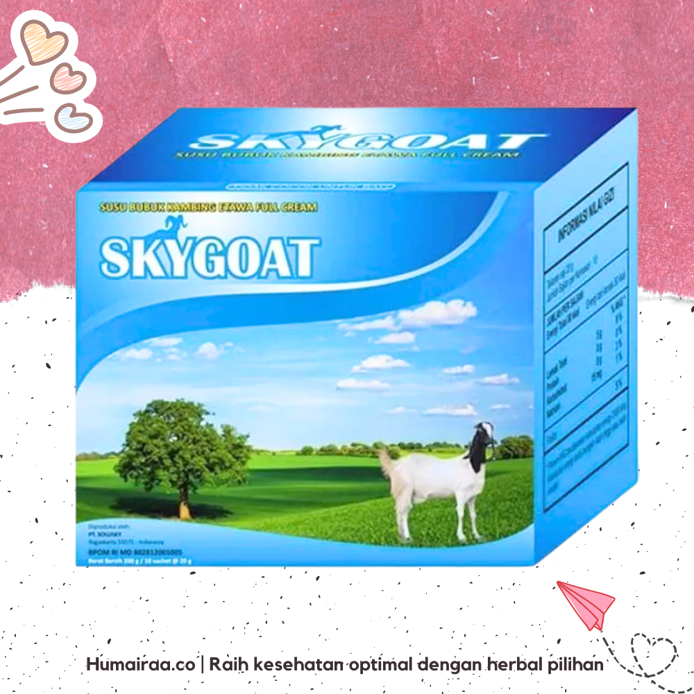 

Susu Kambing Skygoat Full Cream 10 Sachet 100% ORIGINAL TANPA RAGU OBAT HERBAL BPOM HALAL MUI DINKES PIRT
