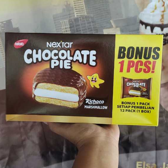 

Nextar chocolate pie Grosir per box isi 13Pcs