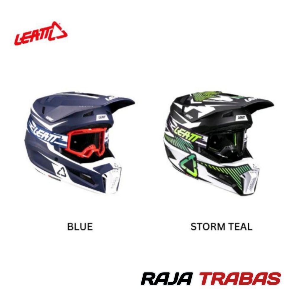HELM LEATT 3.5 YOUTH INCLUDE GOGGLE / HELM CROS ANAK