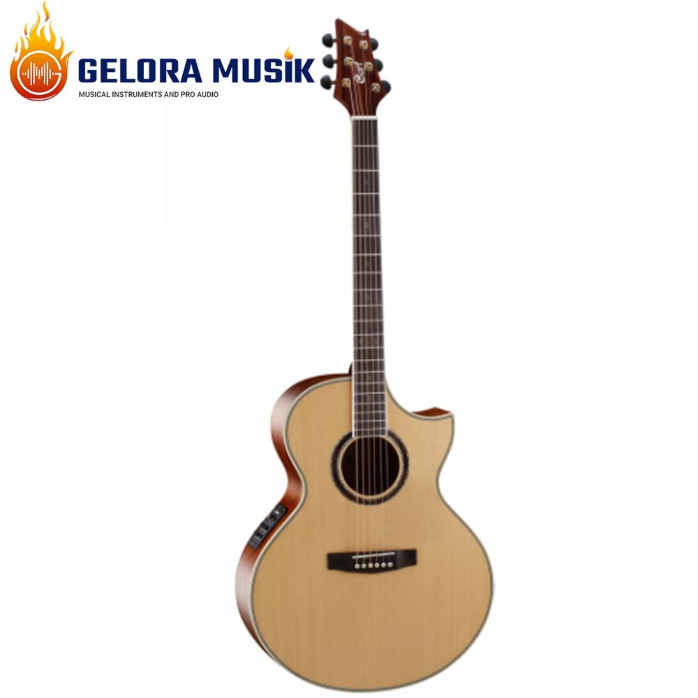 Gitar Akustik Elektrik Cort NDX-Baritone-NS