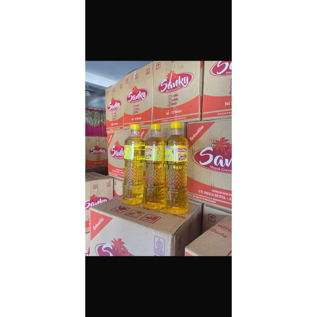 

Minyak goreng murah promo sanky s900 700ml 12 botol