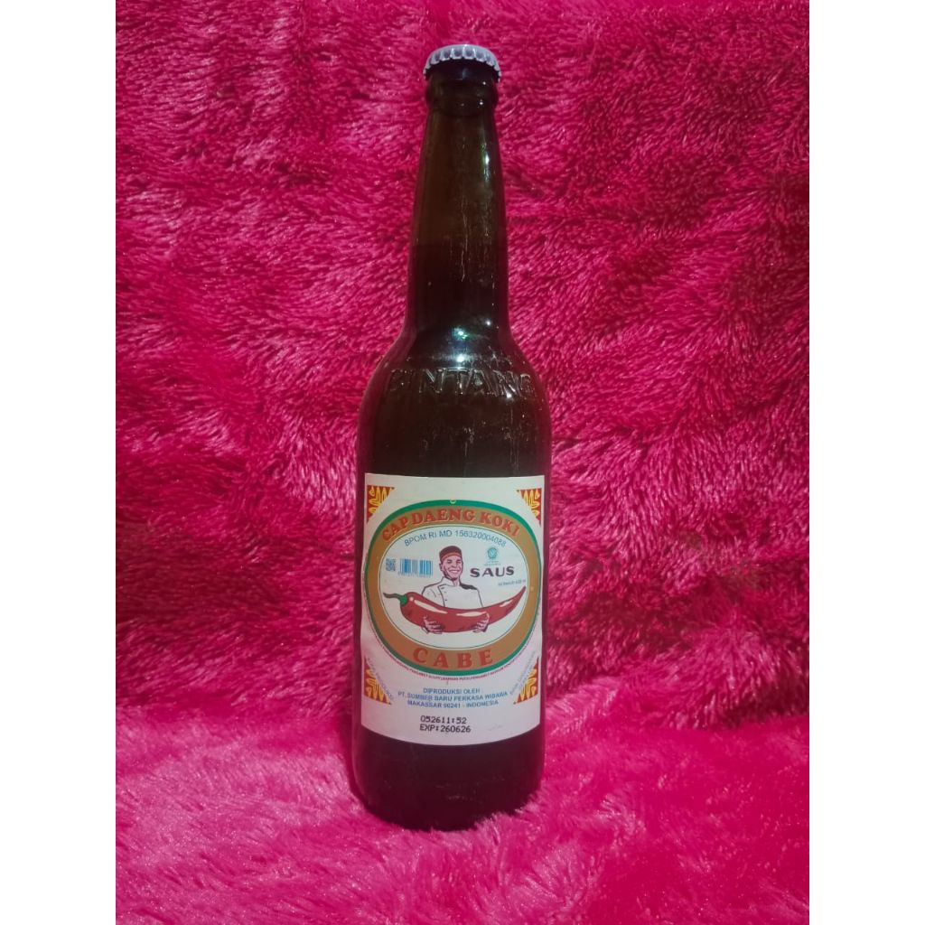 SAUS CABE CAP DAENG KOKI KHAS MAKASSAR ISI 620 ML
