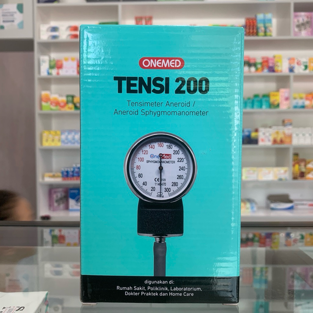 Tensimeter Aneroid, Alat Ukur Tekanan Darah Tensi Aneroid 200, OneMed