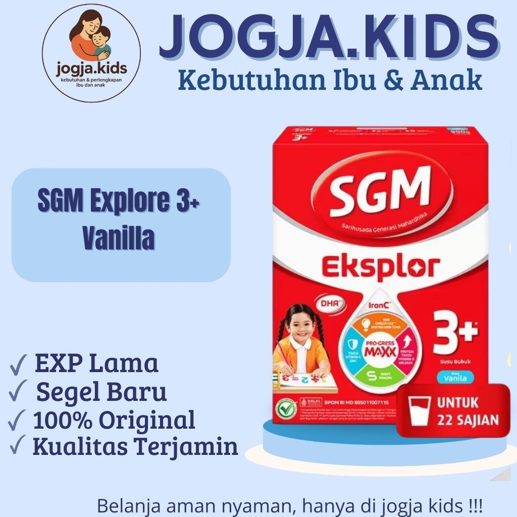 

[LANGSUNG KIRIM - TERMURAH] SGM Explore 3+ VANILA ED 2027 COD INSTAN TANPA PO