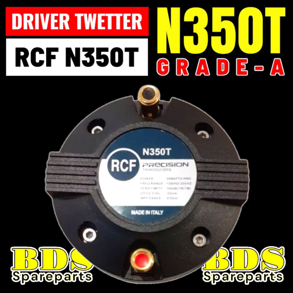Driver Twetter Rcf n350t  TWETTER RCF N350T DRAT GRADE A TWETTER DRIVER RCF N350T DRIVER SPEAKER RCF
