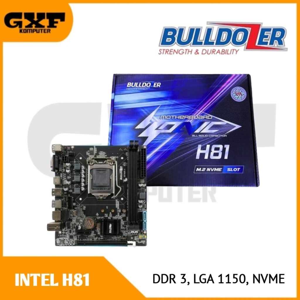 Motherboard Bulldozer H81 LGA 1150 NVME