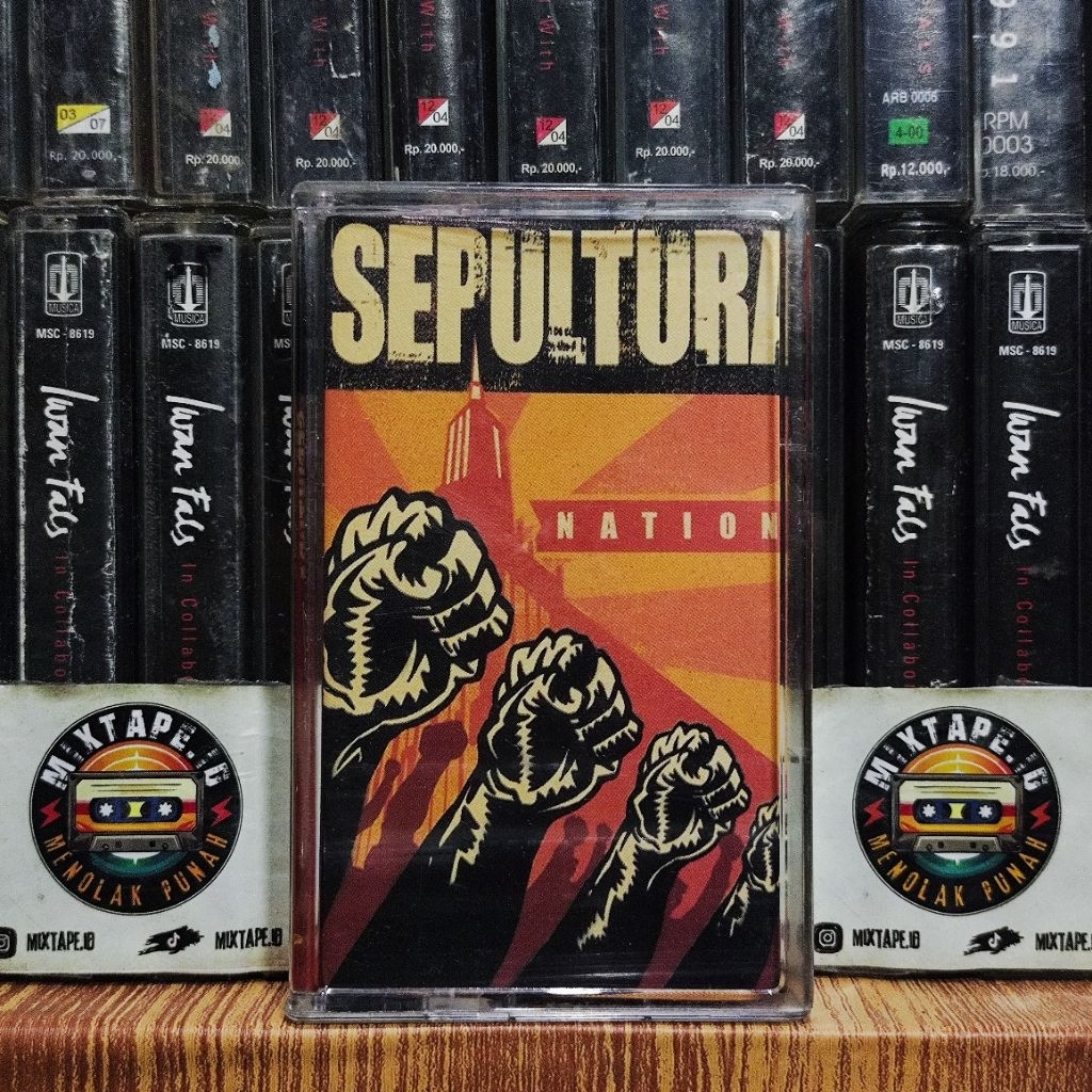Kaset Pita - Sepultura - Nation - Radio Tape - Kaset - Radio - Pemutar Kaset - Retro - Classic - Cas