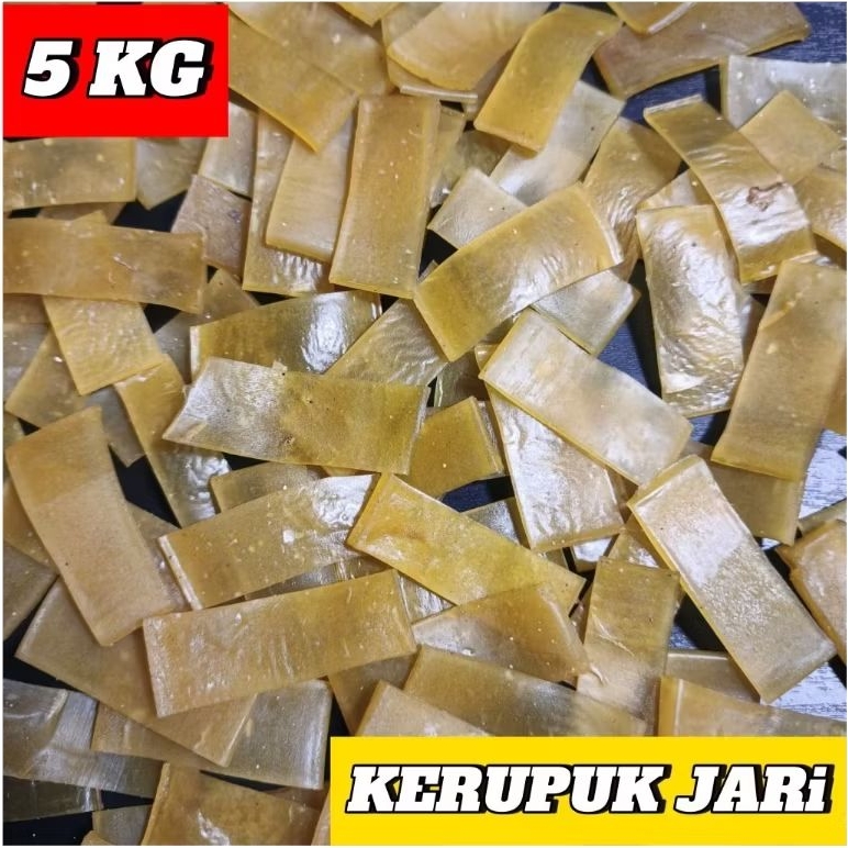 

Kerupuk Jari Kemasan 5KG Kerupuk Mentah Jari Original Banyuwangi