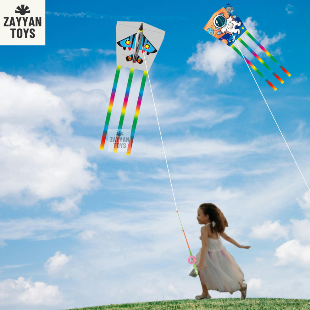 Layangan Layang Layang Warok Seot Berekor Burung Sukhoi Murah Bebean Cotek Belolong Naga Mini Elang