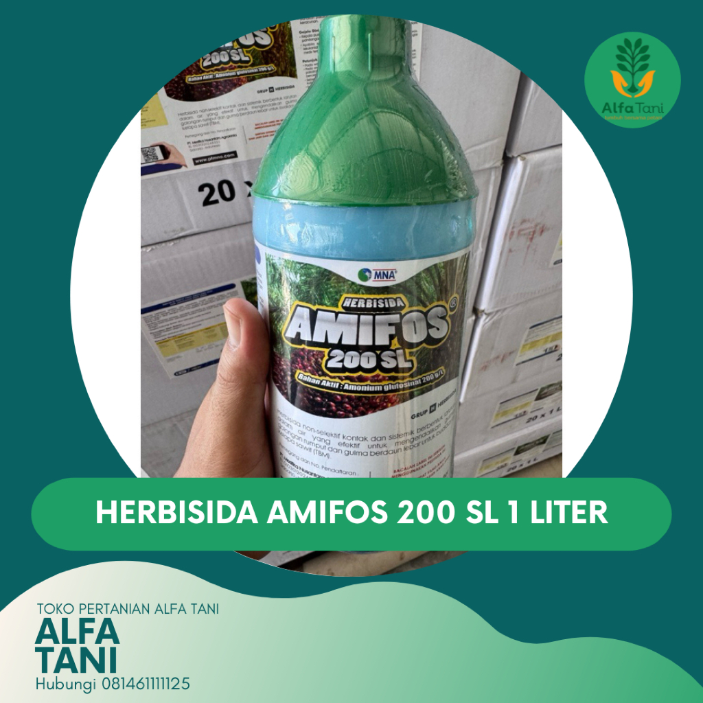 herbisida kontak sistemik pembasmi Lulangan AMIFOS 200SL 1 LITER