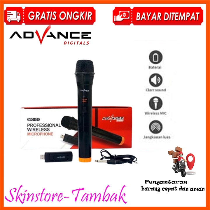 MIC WIRELESS SINGLE ADVANCE 101 ORIGINAL