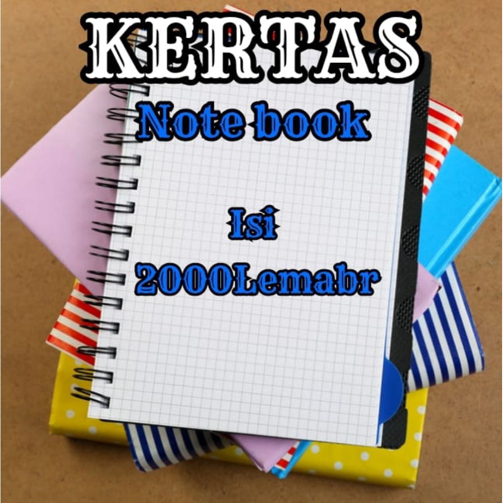 

Kertas note boks isi 2000lembar, dengan beberapa model
