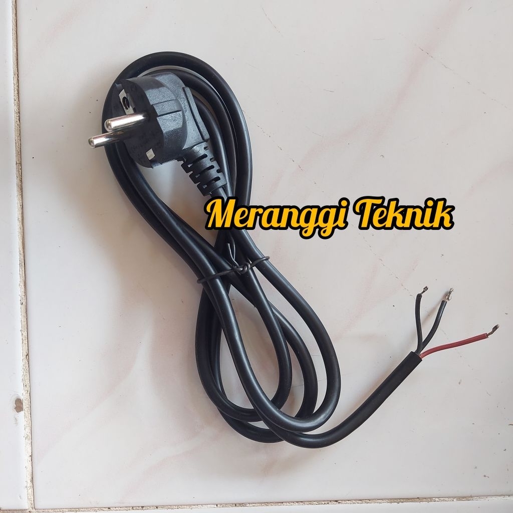 id4996 Kabel listrik serbaguna isi 3 kabel panjang 1.5 meter 1,5 m kabel kulkas mesin dll