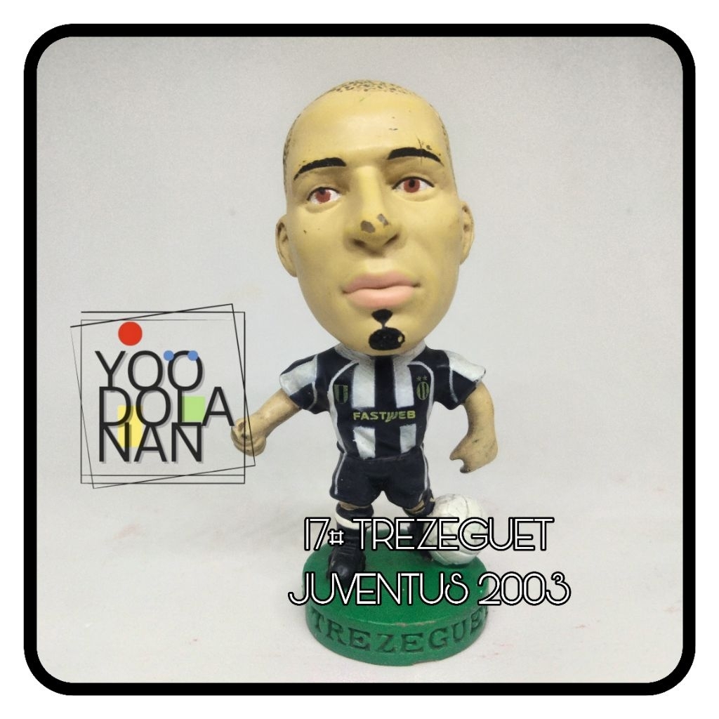 17# TREZEGUET - JUVENTUS 2003 CORINTHIAN PROSTARS FIGURE PEMAIN BOLA