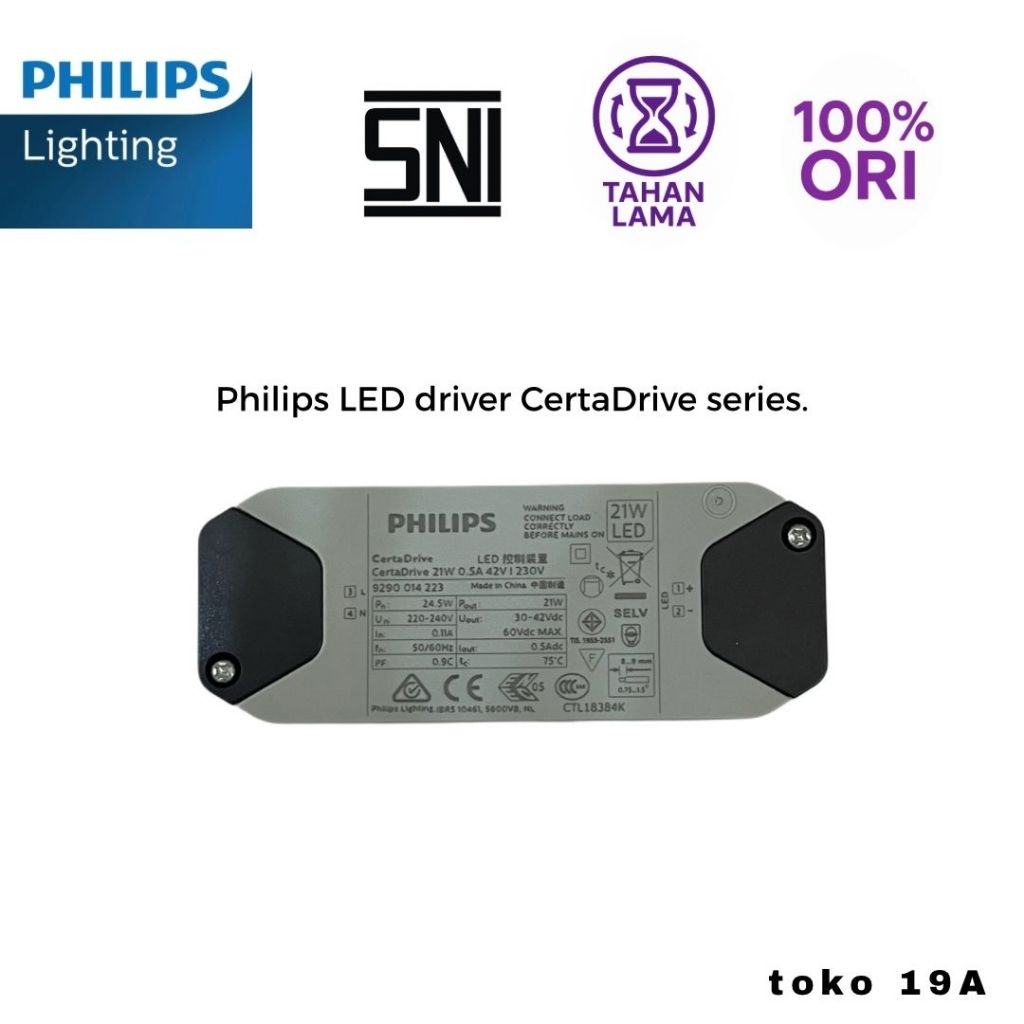 Philips LED driver CertaDrive series 21W