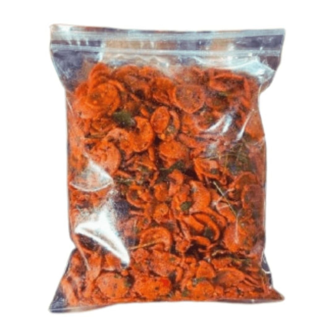 

Sosreng sosis goreng extra pedas daun jeruk