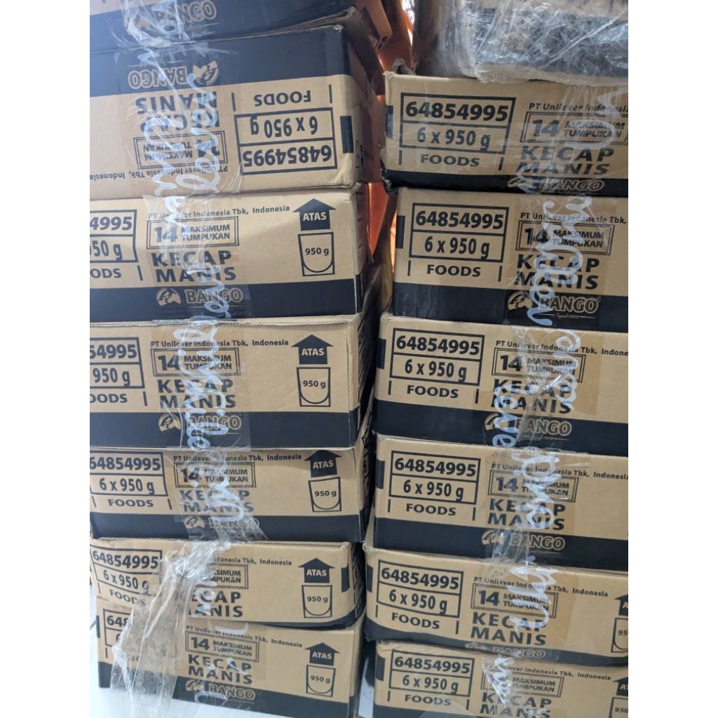

Bango kecap manis 950 gram 1 karton (6pcs)