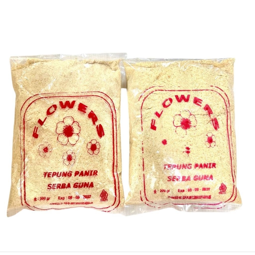 

Tepung Panir Serbaguna Merk Flowers 200 gram