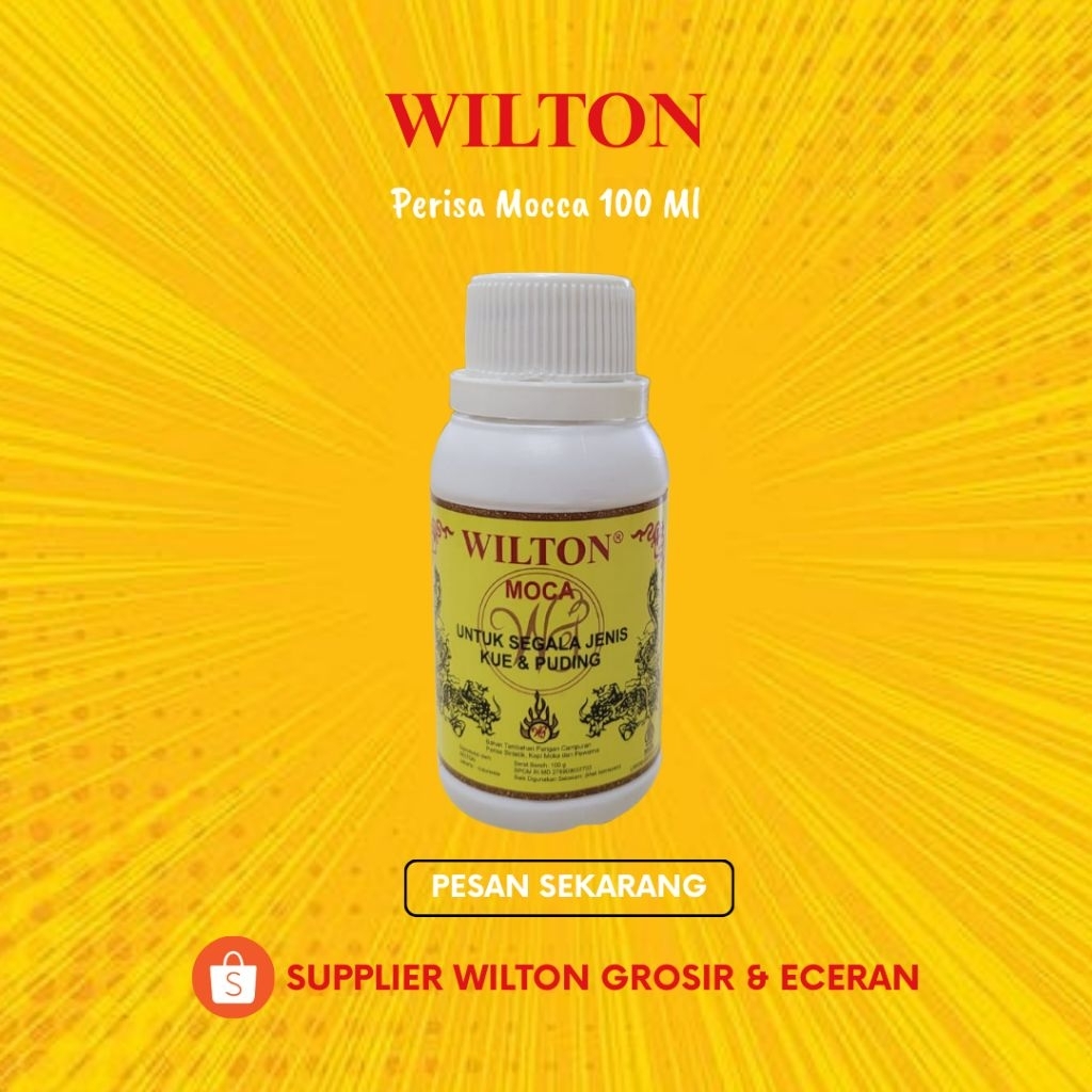 

Wilton Mocca 100ml – Perisa Kue, Puding, Minuman & Dessert