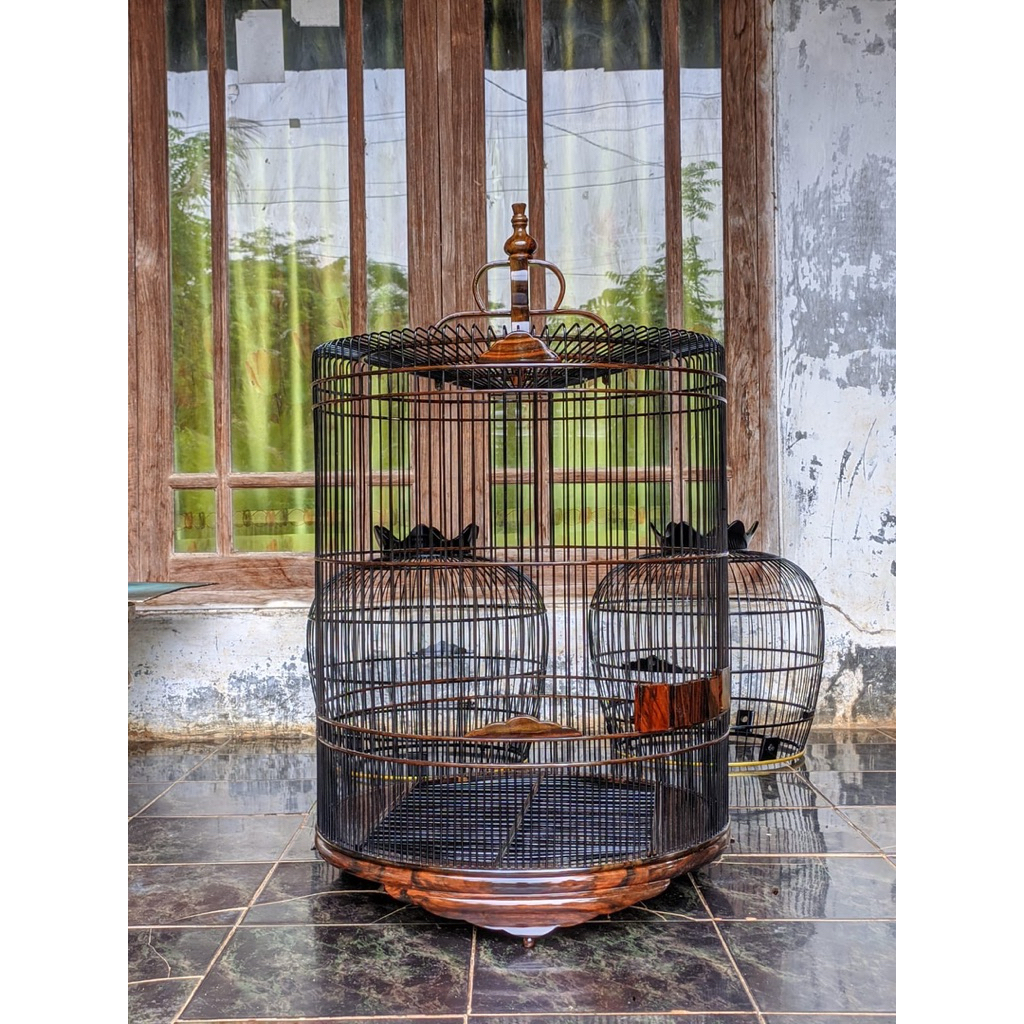 SANGKAR MURAI KAYU SONOKELING NO 2