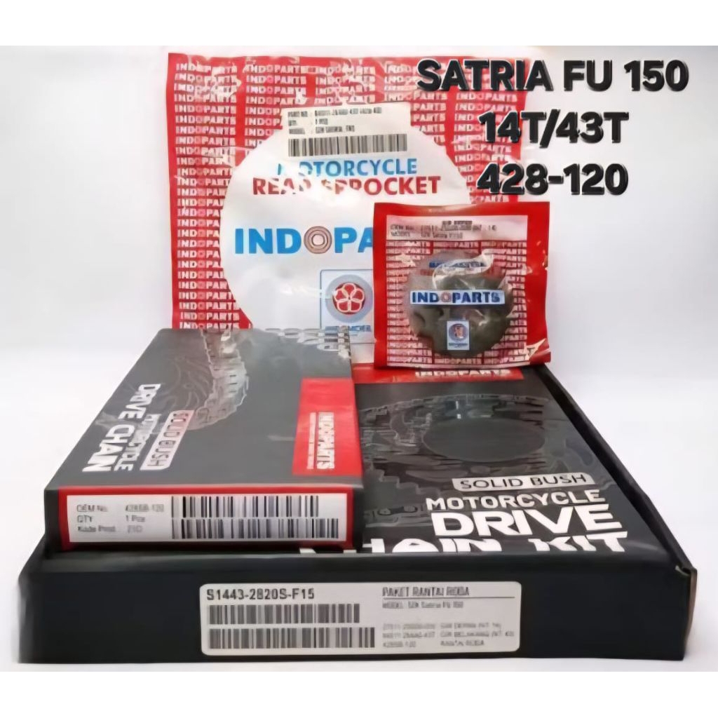 GEAR GIGI TARIK KOMPLIT SATRIA FU 150 OLD INDOPARTS