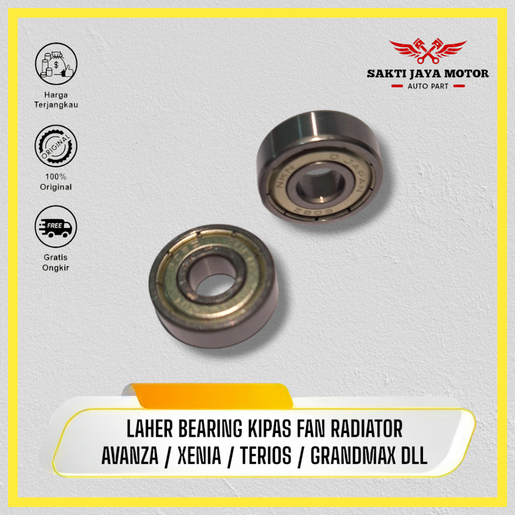 LAHER BEARING KIPAS FAN RADIATOR AVANZA / XENIA / TERIOS / GRANDMAX DLL