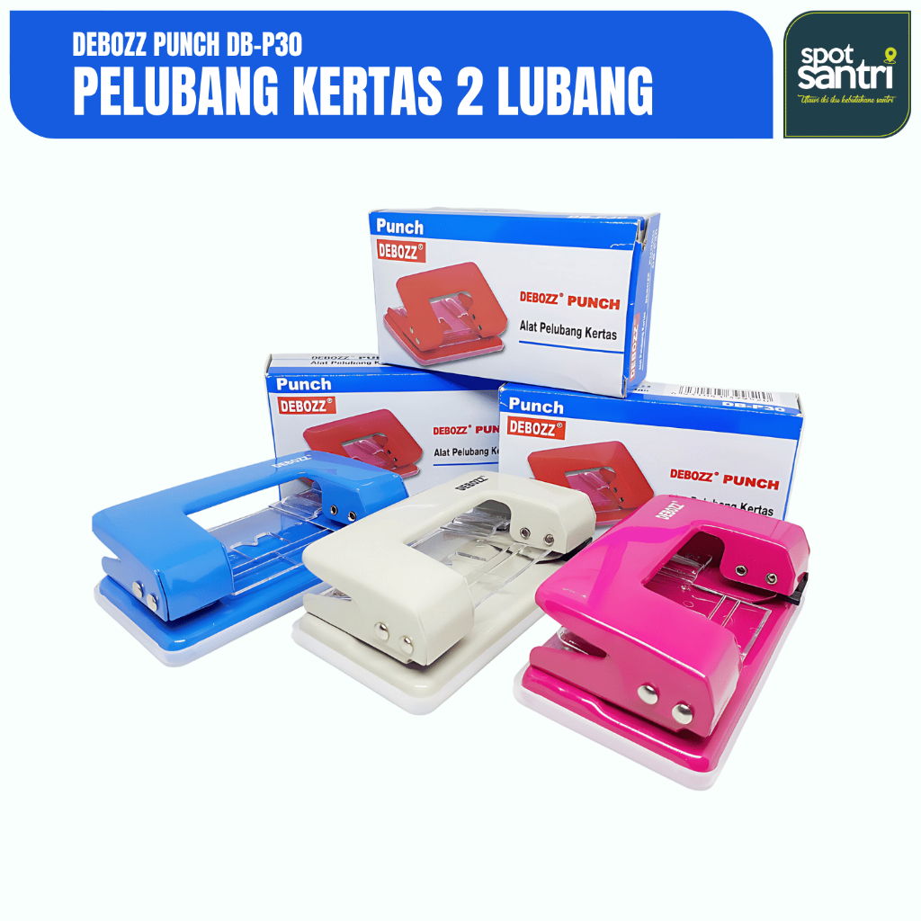 

Pelubang/ Plong Pembolong Kertas Debozz Punch No. 3 | DB-P30 [PCS]