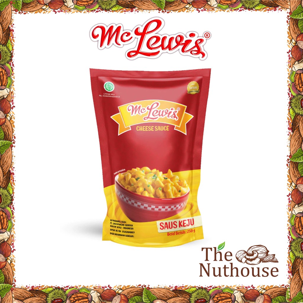 

Mc Lewis Cheese Sauce / Saos Keju McLewis 250gr [HALAL]