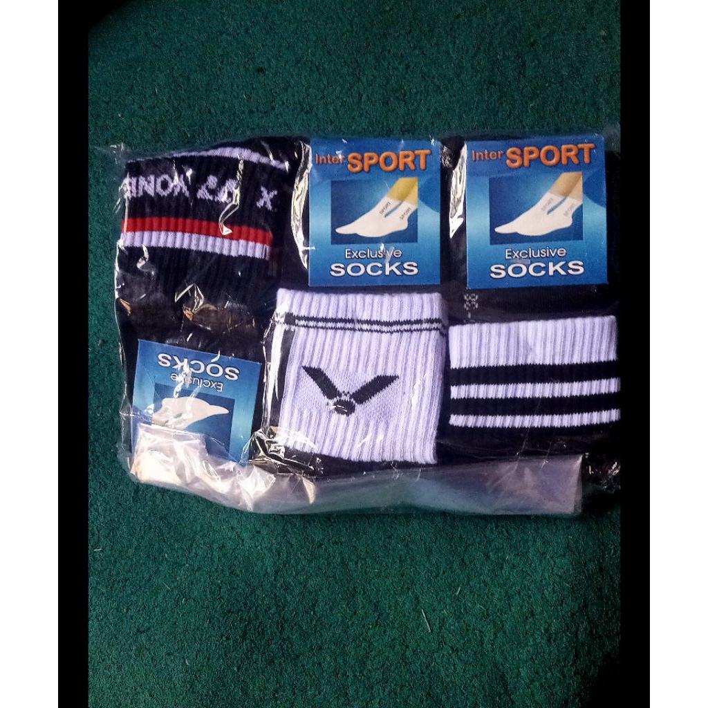 ( PAKET USAHA ) KAOS KAKI SPORT DEWASA, IMPORT || SATU LUSIN