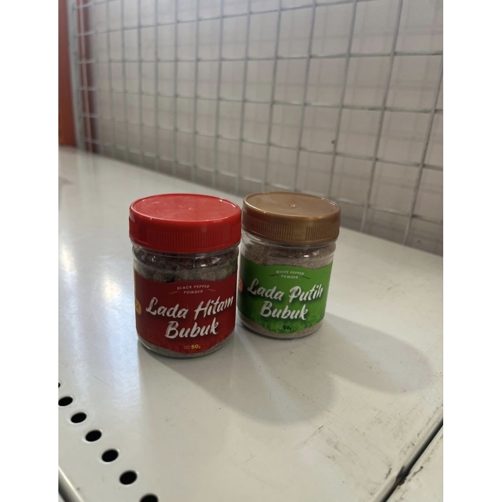

Lada Hitam & Lada Putih Bubuk 50gr – Bumbu Dapur Serbaguna