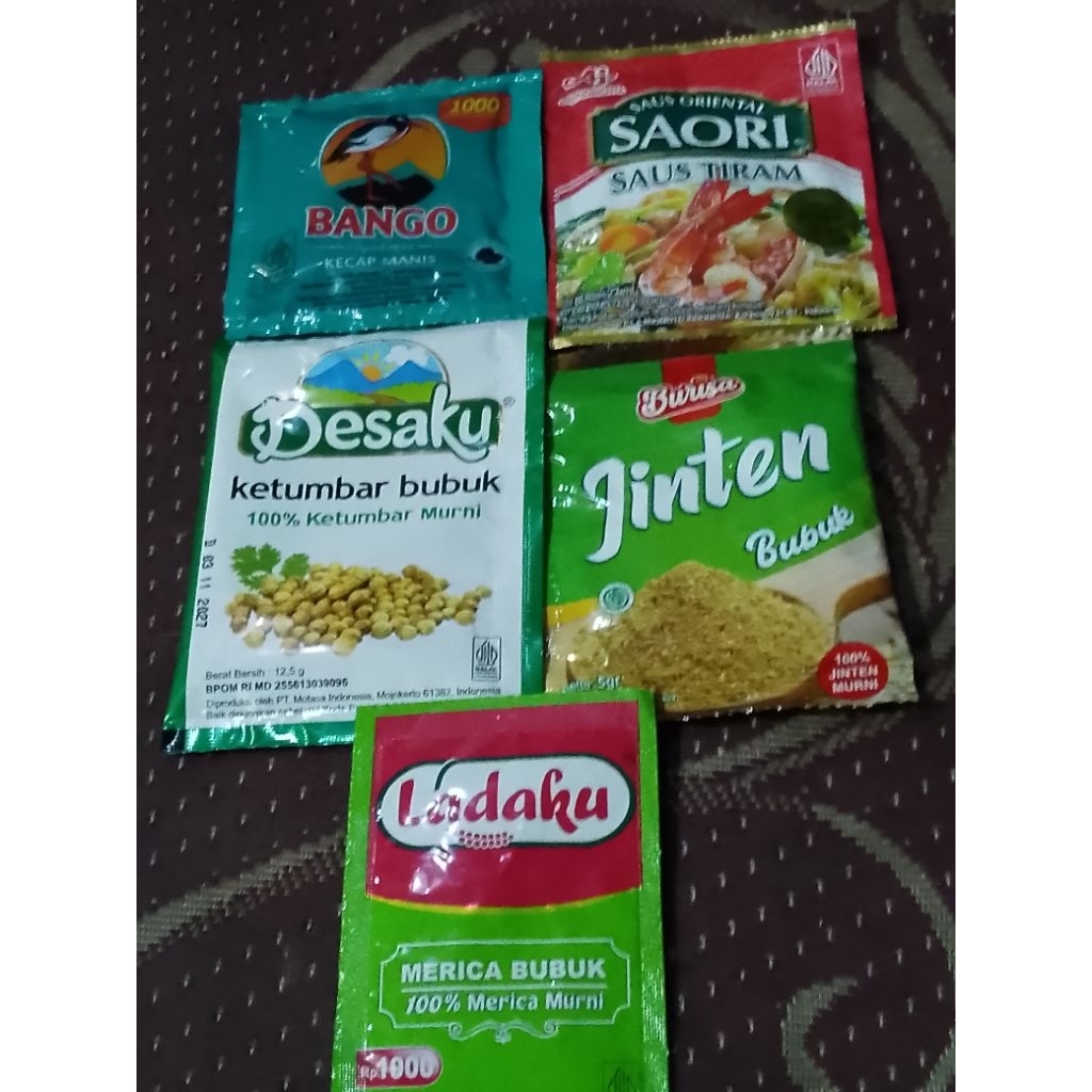 

Kecap Bango+Saori Saus Tiram+Ketumbar Bubuk+Jinten Bubuk 5 gram+Ladaku Paket 4Ae (TRB192)