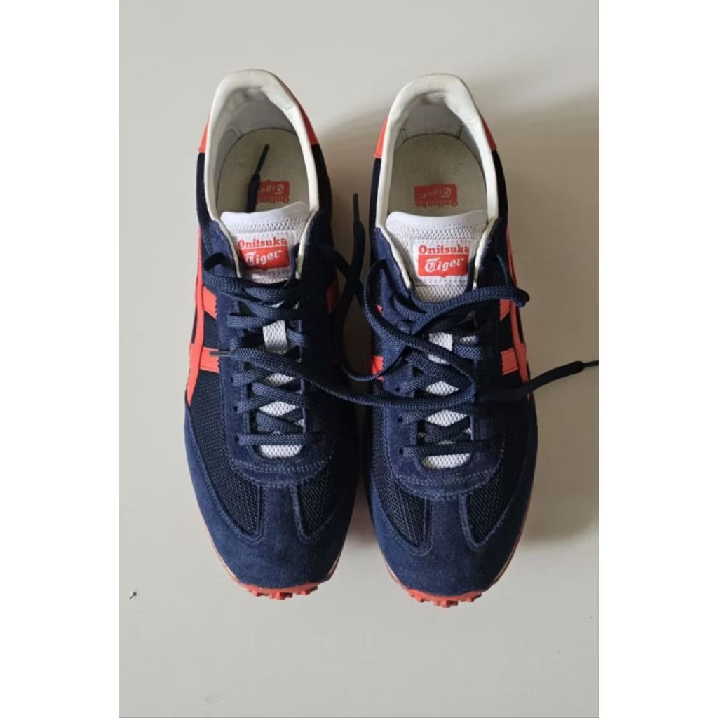 Sepatu Kasual Asics Onitsuka Tiger EDR 78 Navy Merah size 44