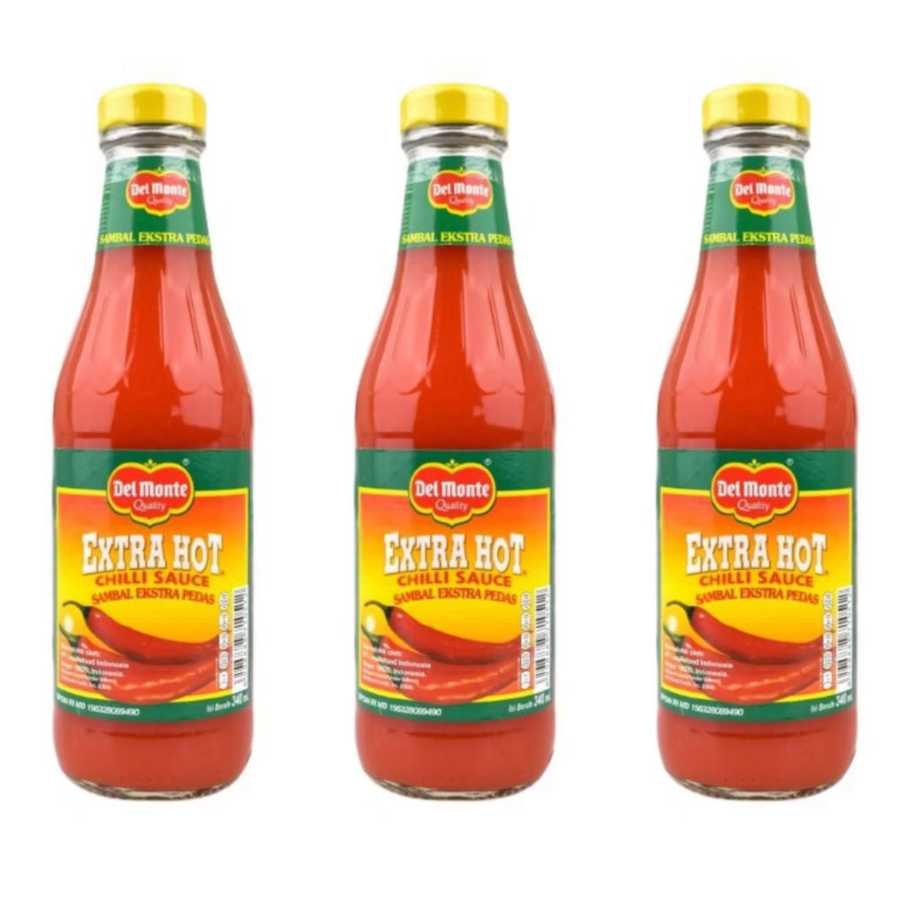 

Del Monte Saus Sambal Ekstra Pedas Botol 330 Ml
