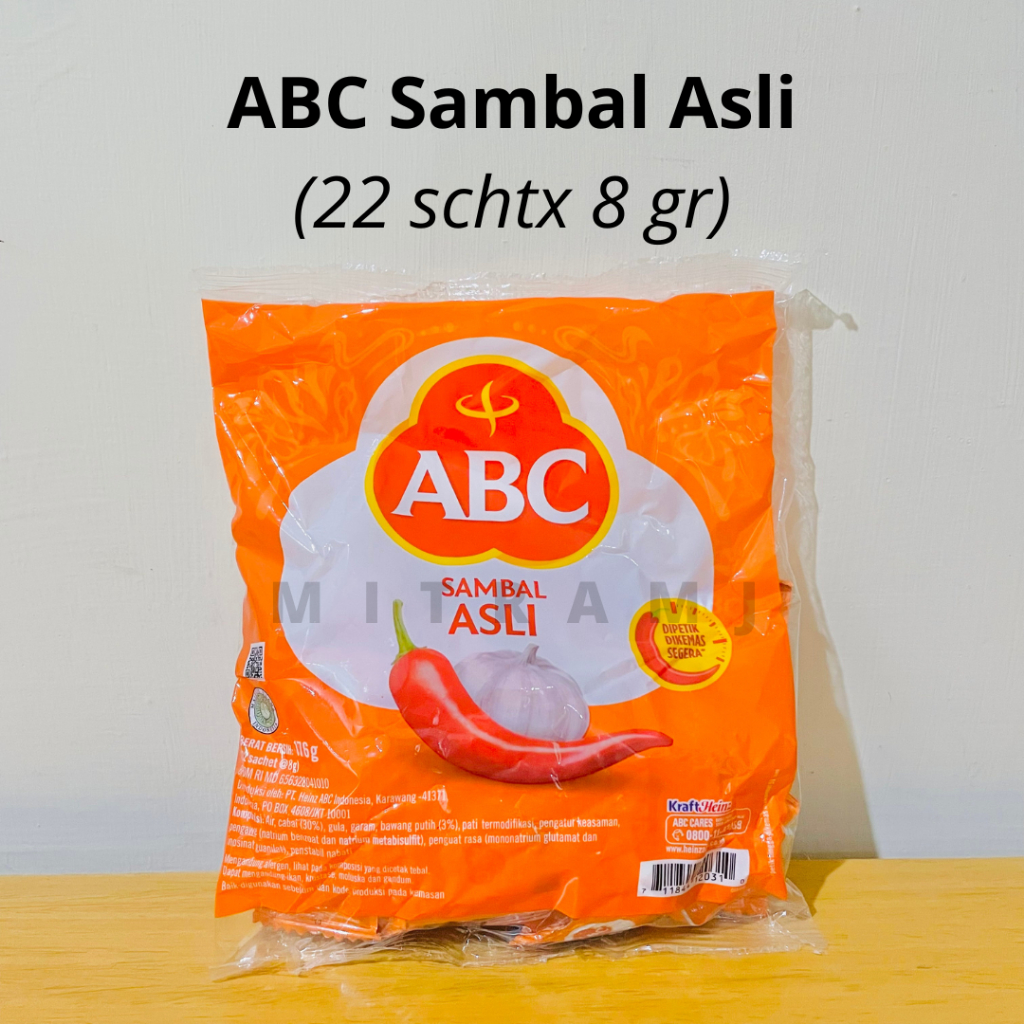 

ABC Sambal Asli (8 gr x 22 sachet)