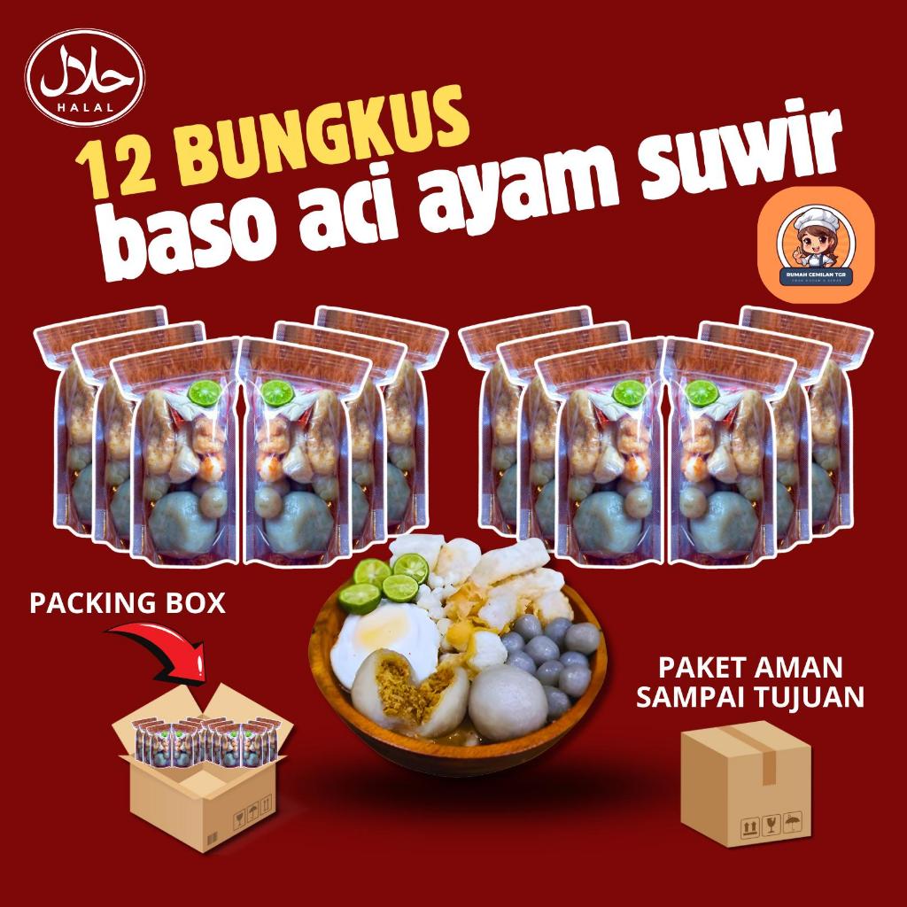 

Boci Ayam Suwir 12 Bungkus Paket Hemat