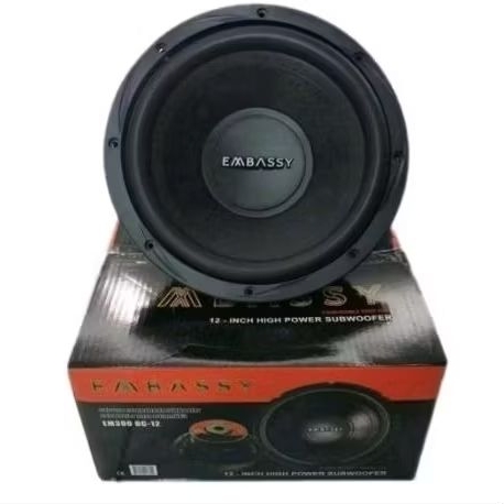 Subwoofer Embassy 12 Inch EM300 DC-12 Triple Magnet