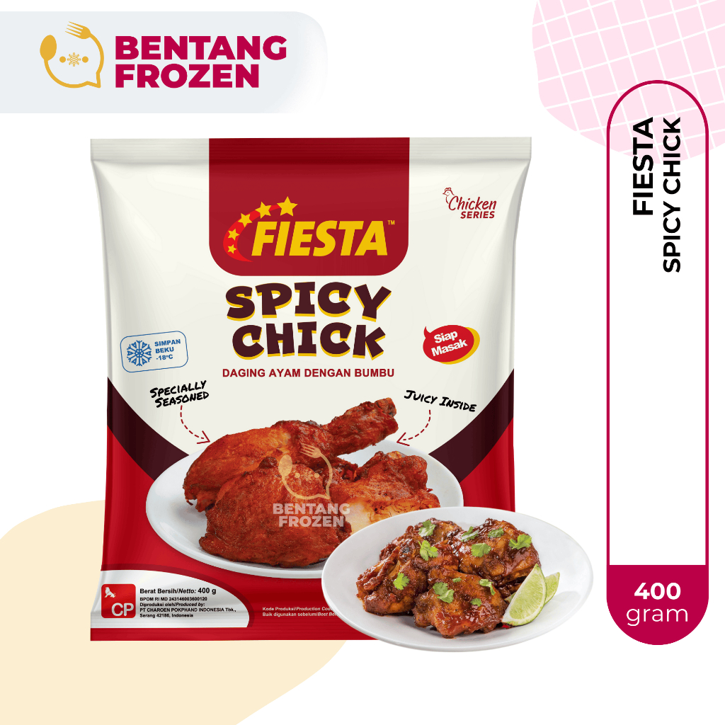 

Fiesta Spicy Chick 400gr / Ayam dengan Bumbu