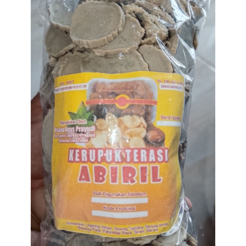 

Kerupuk Terasi
